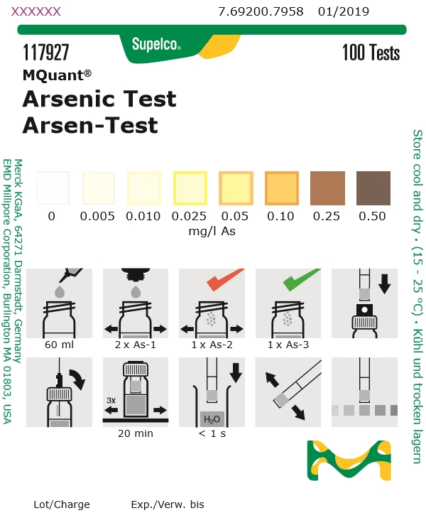 117927-As 비소 측정키트 Arsenic 비소검사 Merck