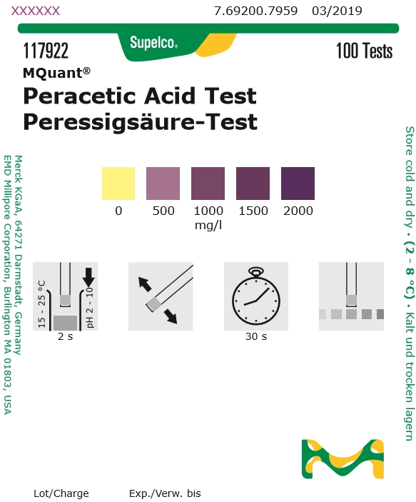 117922-PAA-HR 과초산 측정키트 과초산검사 과초산분석 Merck