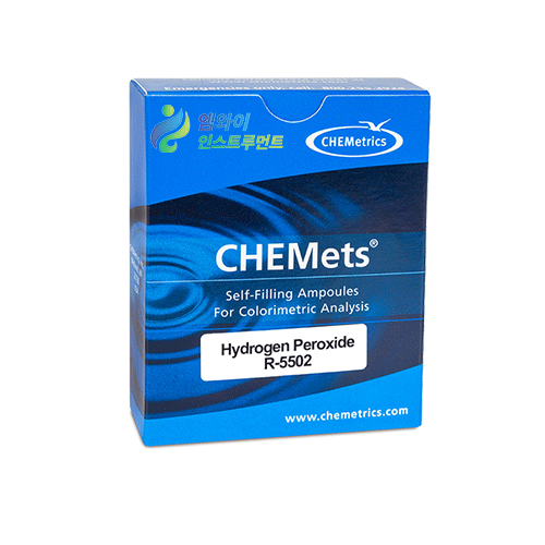 R5502-H2O2 ( 리필 앰플 ) 과산화수소 측정키트 과산화수소검사 Chemetric