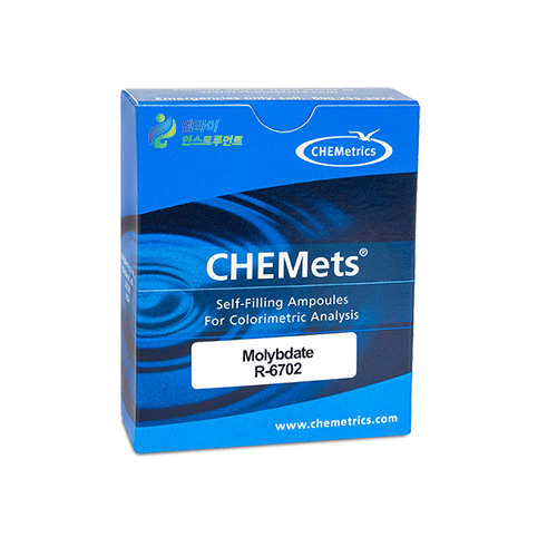 R6702-Molybdate 리필 앰플 몰리브덴산염 측정키트 Chemetric