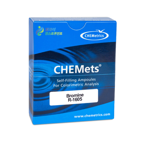 R1605-Brom 리필 앰플 브롬 측정키트 Bromine 브롬검사 Chemetric