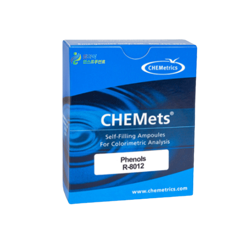 R8012-PNL ( 리필 앰플 ) 페놀 측정키트 Phenol 페놀검사 Chemetric