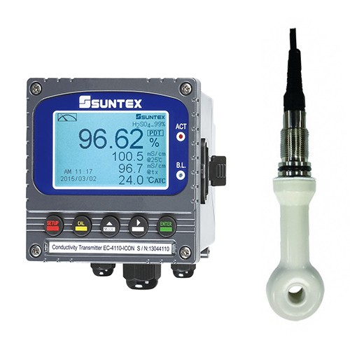 EC-4110-I 유도식 전도도 측정기 이온 TDS 8-201-PFA-10 ISE