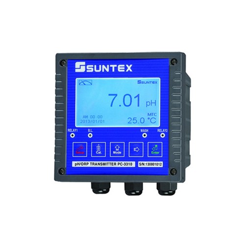 PH-3310RS-S200C 설치형 pH 측정기 Suntex  판넬형 무보충형 센서