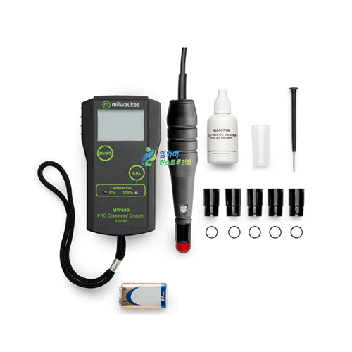 MIL-600PRO-DO 측정기 용존산소 범위 0.0 - 19.9 mg/L 포터블 밀워키