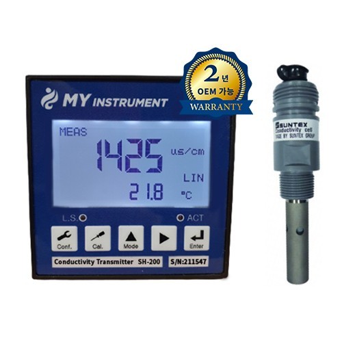 RES-SH200-8-221 비저항 측정기 Ultra pure water resistivity Meter 초순수용