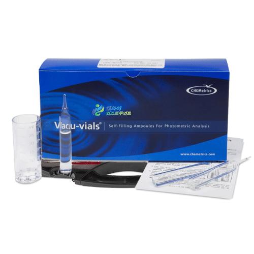 K-6913 질산성질소키트 NO3 TEST KIT 수질 검사키트 Chemetrics 범위 0-1.50ppm V2000 Nitrate