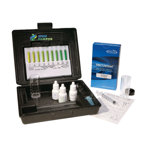 K-1420D 암모니아성질소키트 TEST KIT 수질 검사키트 Chemetrics Ammonia-N Kits NH3-N