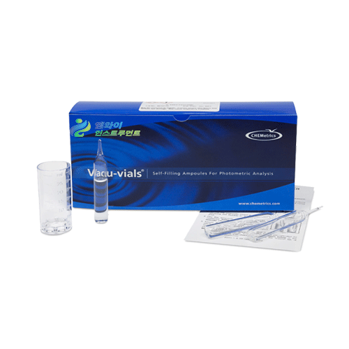 K-7423 오존 키트 TEST KIT 수질 검사키트 Chemetrics Ozone 비색계 V2000 V3000