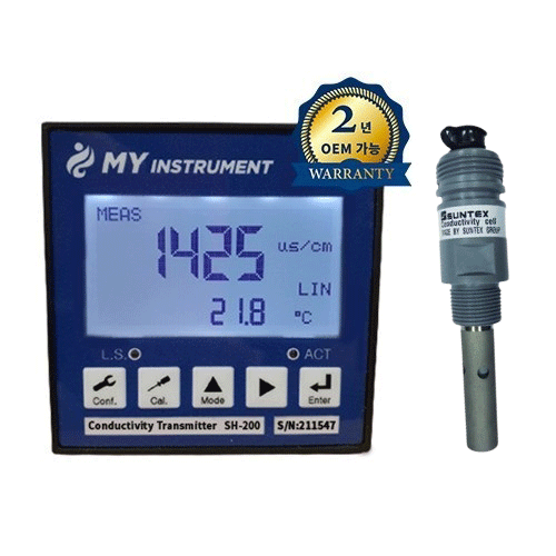 RES-SH200-8-222 비저항 측정기 pure water resistivity Meter 순수용