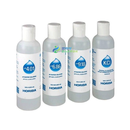 501-S pH 버퍼 Set NIST pH Buffer Solution Kit pH 4.01, pH 6.86, pH 9.18, 3.33M KCl