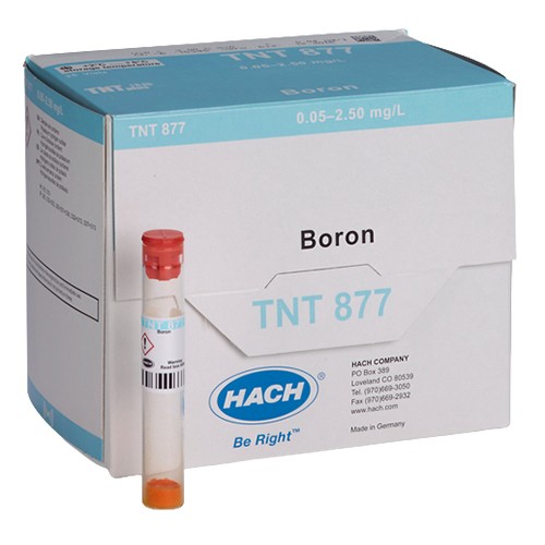 TNT-877 붕소시약 범위0.05-2.50 mg/L Boron HACH 하크 TNT877