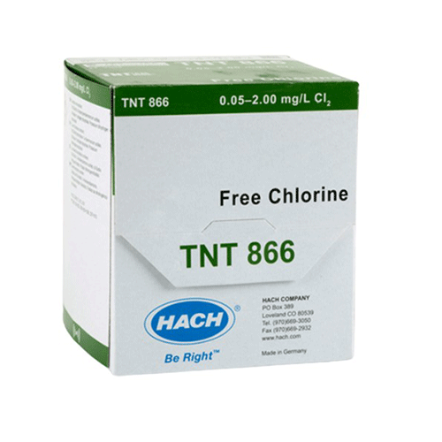 TNT-866 잔류염소시약 범위0.05-0.30 mg/L Chlorine HACH 하크 TNT866