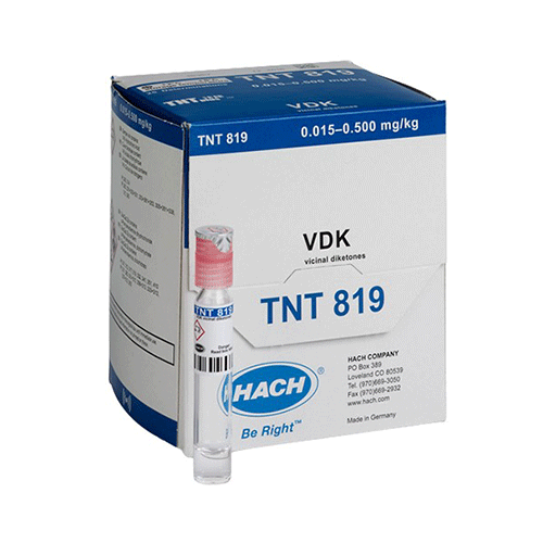 TNT-819 vicinal diketones 시약 범위0.015-0.5 mg/kg HACH 하크 TNT819