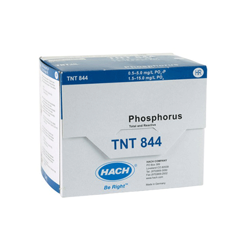 TNT-844 고농도 인 시약 HACH 하크 TNT844 범위 1.5-15.0mg/L HR Phosphorus