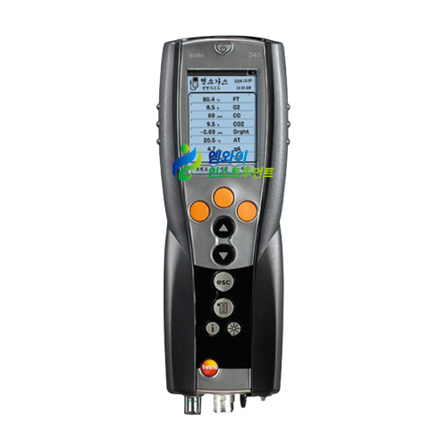 testo 340 연소가스분석기 대기측정기 휴대용가스측정 testo O2, Co, No, / NO2, SO2 中 선택