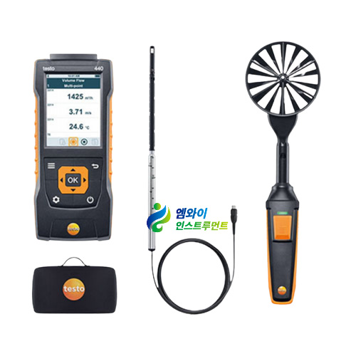 testo 440 세트 스마트 다기능 풍속계 풍속측정기 Testo-440 세트