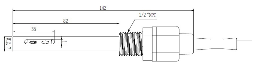 EC8100RS-8-244-10 폐수하수용 전도도미터 MINBO 민보 Graphite