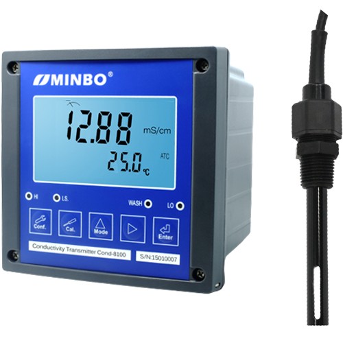 EC8100RS-8-244-10 폐수하수용 전도도미터 MINBO 민보 Graphite