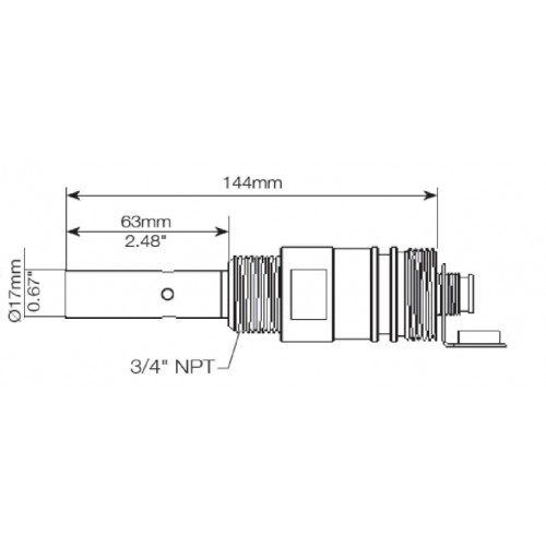 RES8100-8-221 초순수전용 비저항미터 MINBO Ultra pure water resistivity