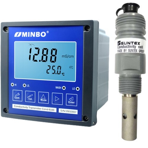 RES8100RS-8-223 정제수 RO전용 비저항미터 MINBO RS485 R.O. water resistivity