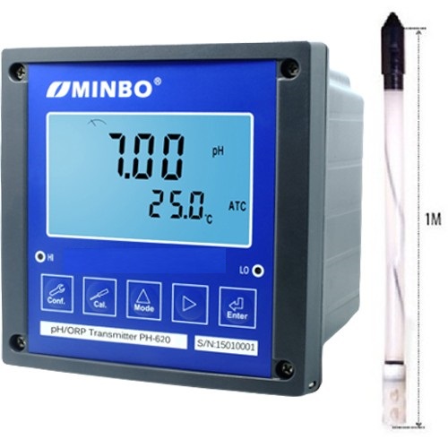 pH-6100D-GR1 온라인용 pH미터 MINBO 하수처리장 폐수처리장 산가측정