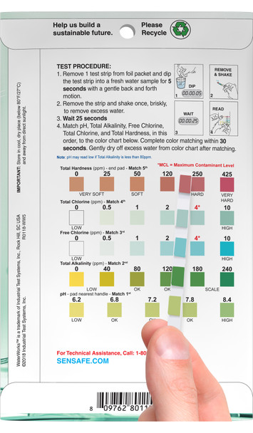 P30-5waykit-City 다항목키트 480115 pH 총알킬리 총염소 잔류염소 총경도 ITS