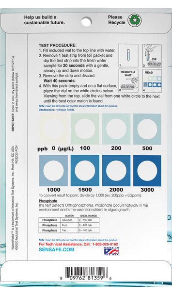 P10-Phos 인산염 481359 Sensafe ITS 아이티에스 Phosphate