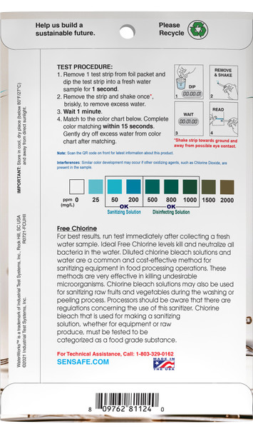 P30-FreeClH4 고농도 잔류염소 481124 chlorine Cl CI ITS 아이티에스