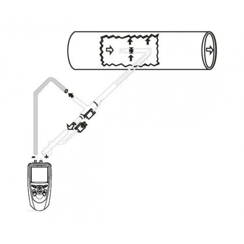 L타입 피토관 TPL-03-100 Pitot tube Type L 키모 KIMO