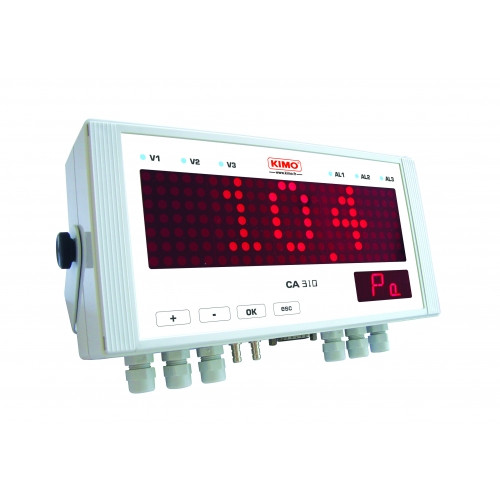 CA-310 압력트랜스미터 KIMO 키모 차압 정압 미압 디지털압력 풍압 풍속 CO CO2